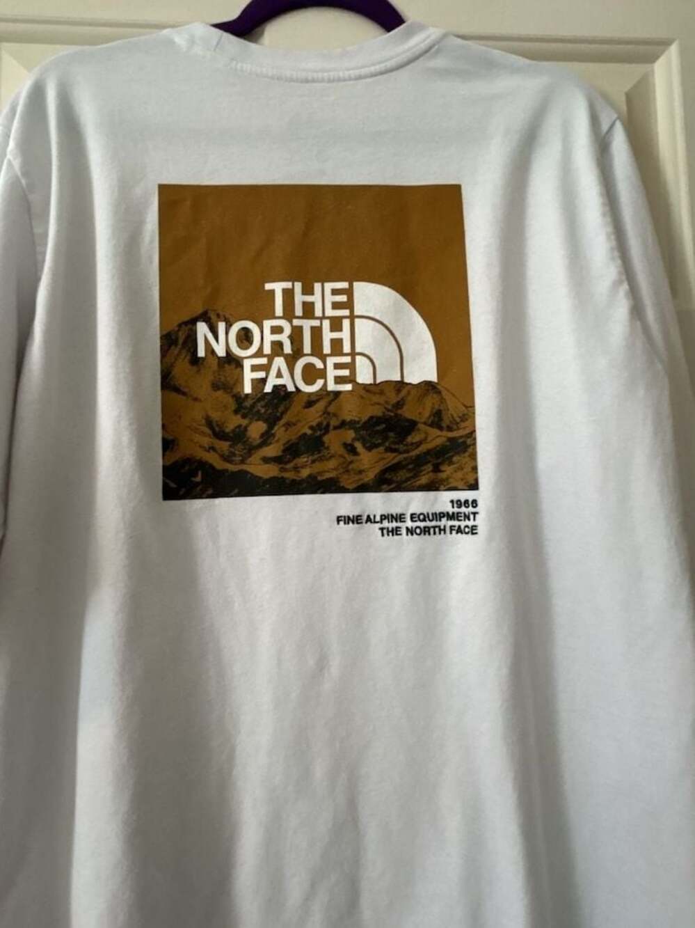 The North Face Men's Long Sleeve Graphic T-Shirt White Size L - Picture 6 of 10